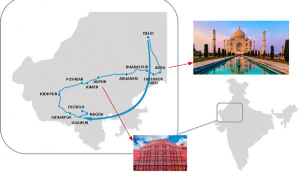 Viaggio in India.