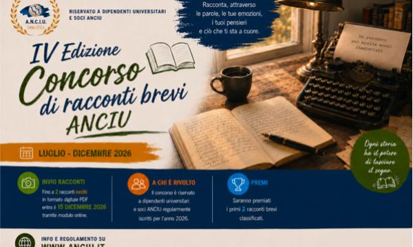 Concorso Naz. ANCIU 2026 Racconti Brevi.